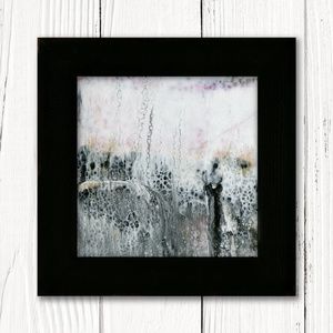 Framed Abstract Painting, by Kathy Morton Stanion - Quietude of Silence 3
